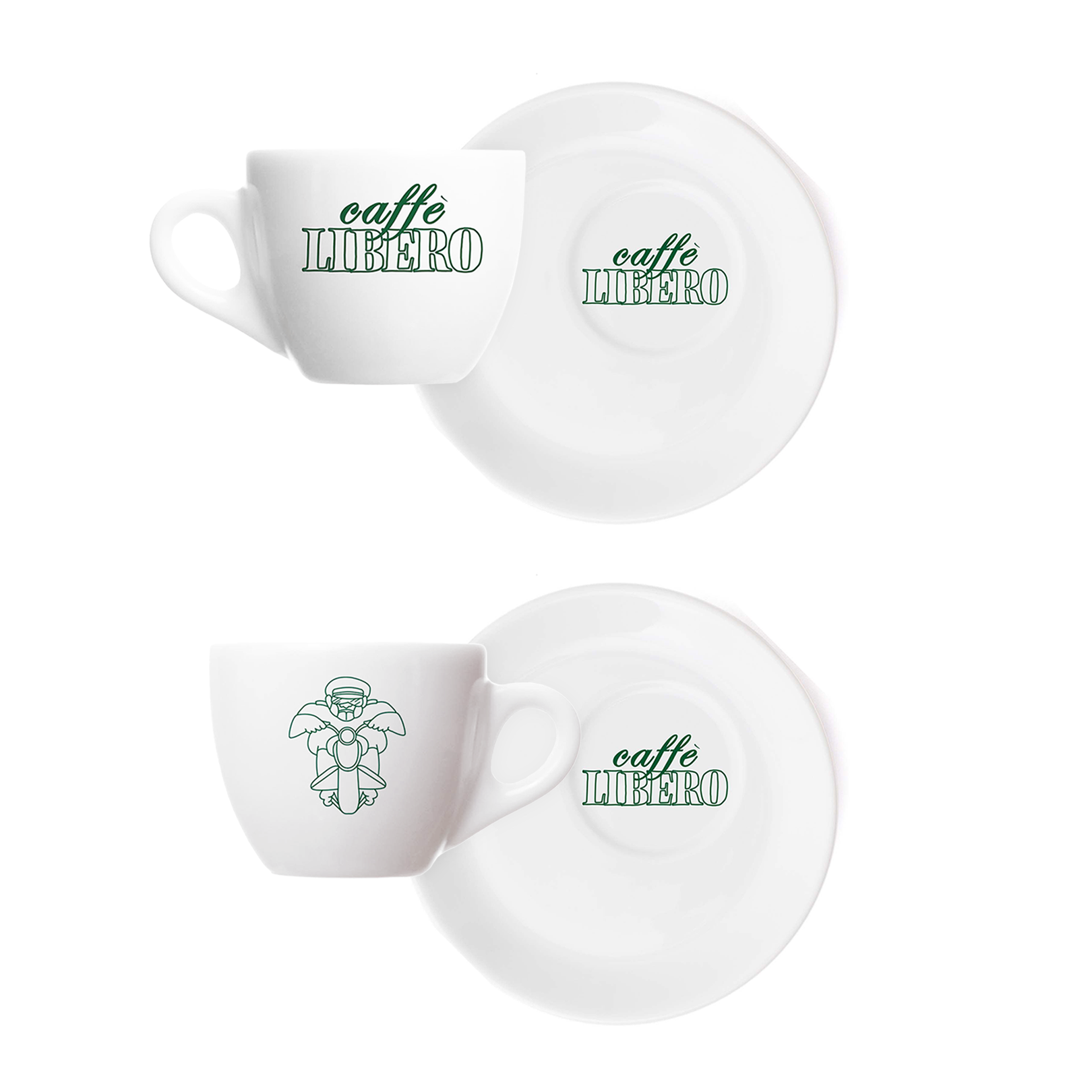 Libero Espresso Cup and Saucer Bundle